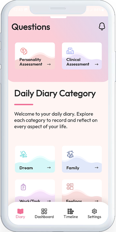 Digital Diary App three